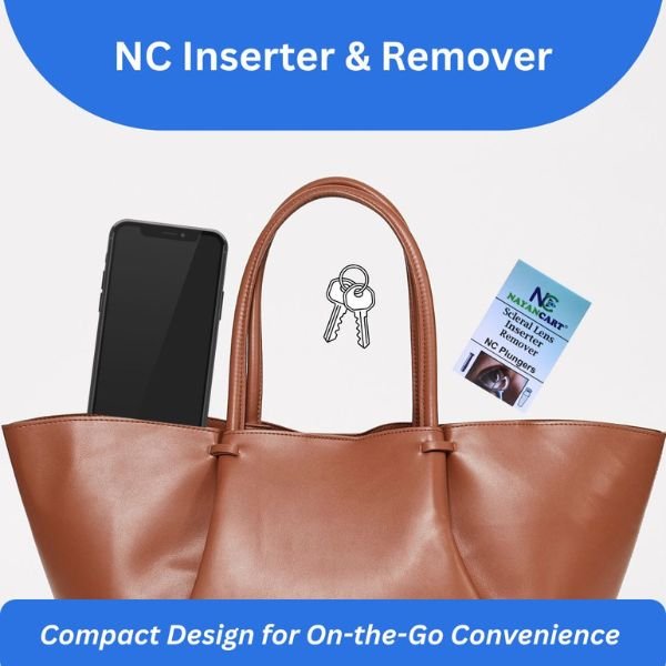 Scleral lens inserter removal tool by Nayancart