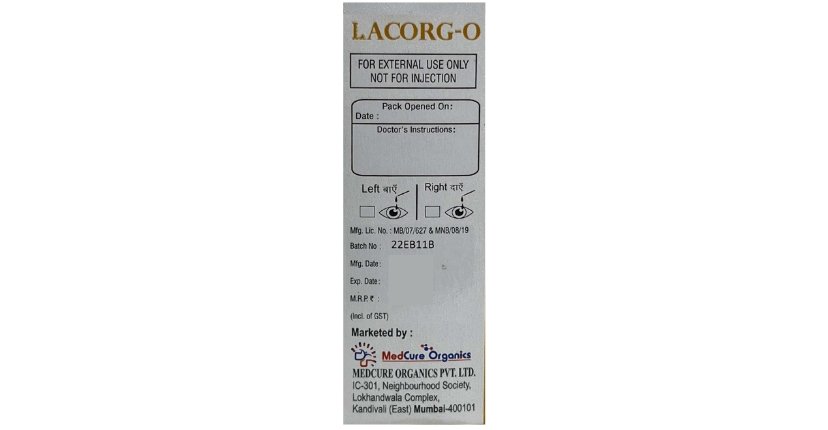 LACORG O EYE DROPS